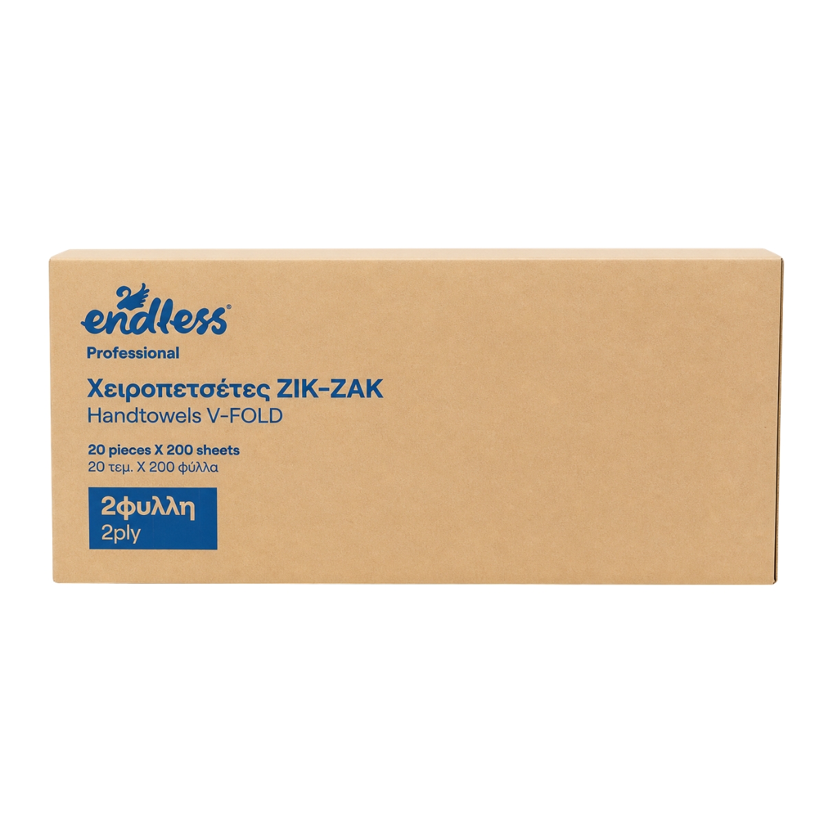 Ανώνυμο σχέδιο (13) Χειροπετσέτα Ζικ Ζακ Endless Δίφυλλη 20X200τμχ - Image 1
