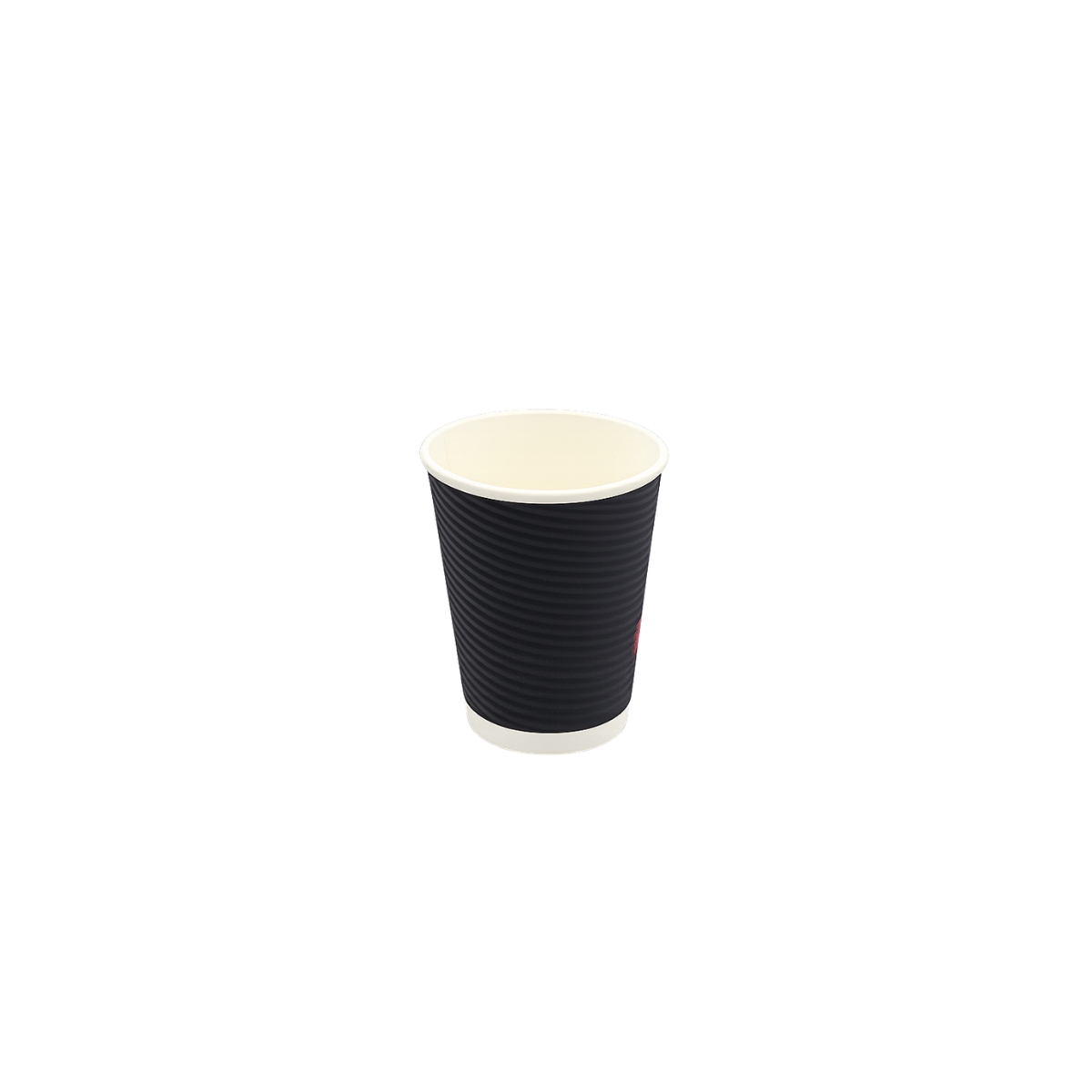 Ανώνυμο σχέδιο (26) Ποτήρι Γκοφρέ Μαύρο 12oz 25τμχ - Image 1