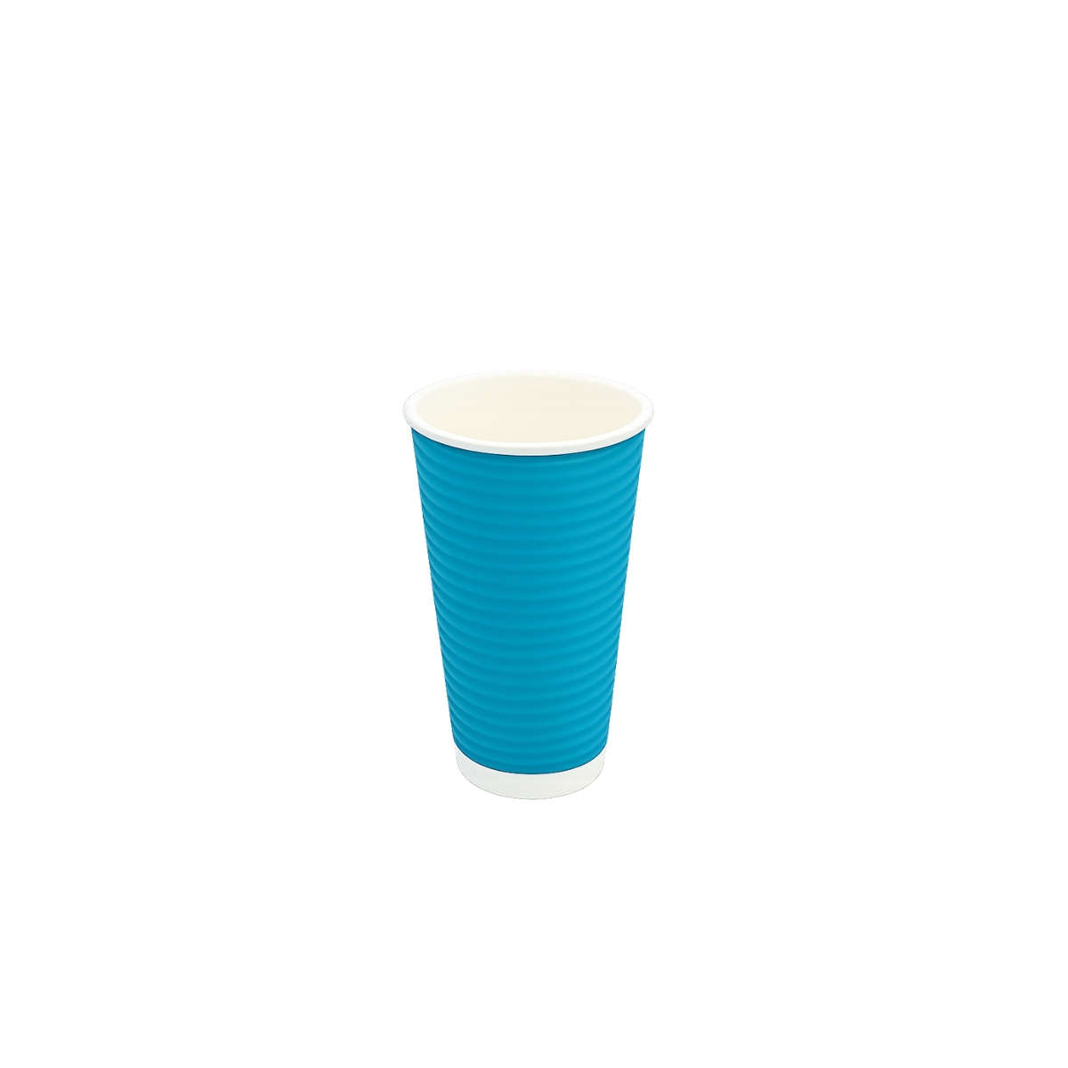 Ανώνυμο σχέδιο (38) Ποτήρι Γκοφρέ Τυρκουάζ 16oz 25τμχ - Image 1