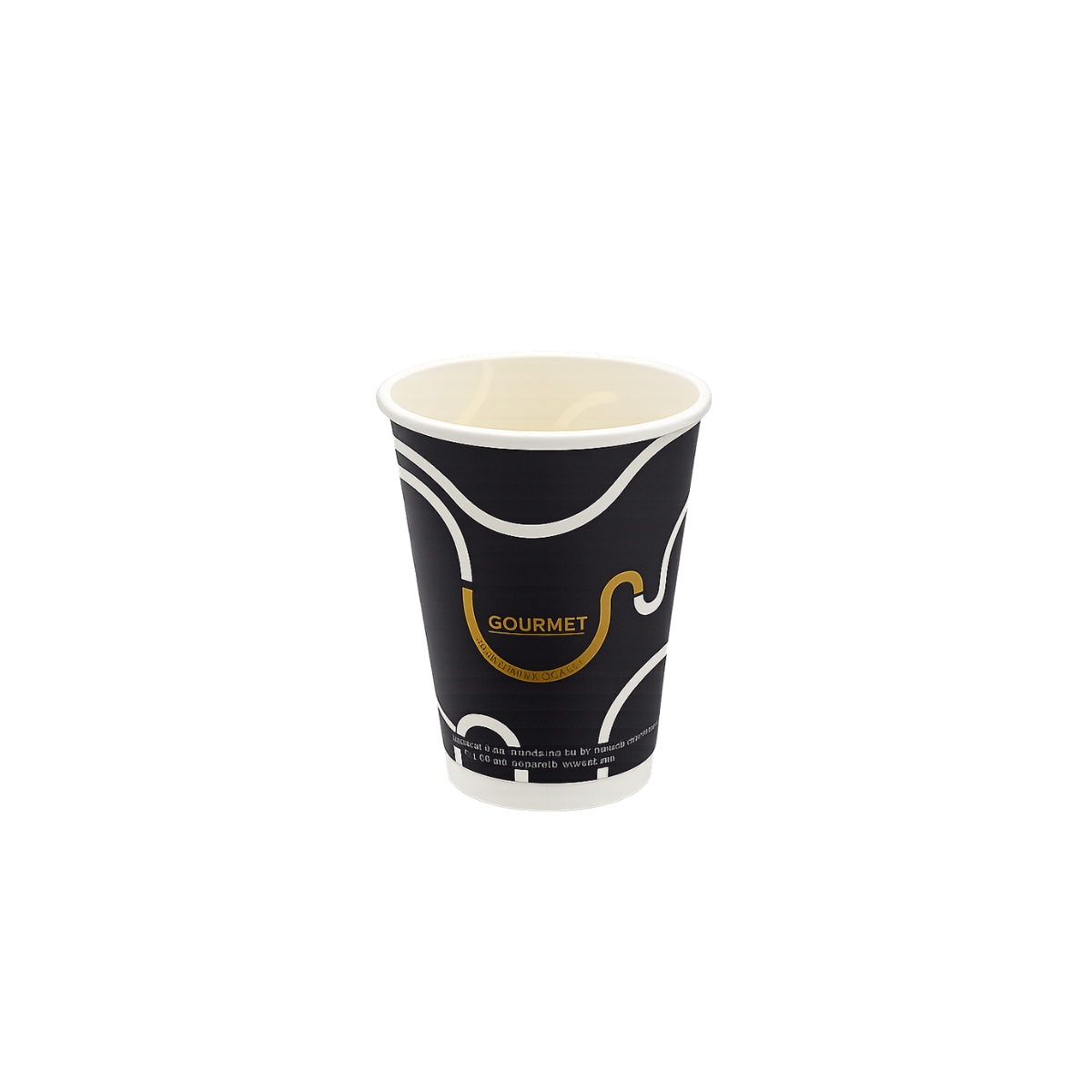 Ανώνυμο σχέδιο (51) Ποτήρι Χάρτινο Gourmet 8oz 50τμχ - Image 1