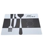Σουπλά Ασπρόμαυρο Menu 29X43cm 500τμχ