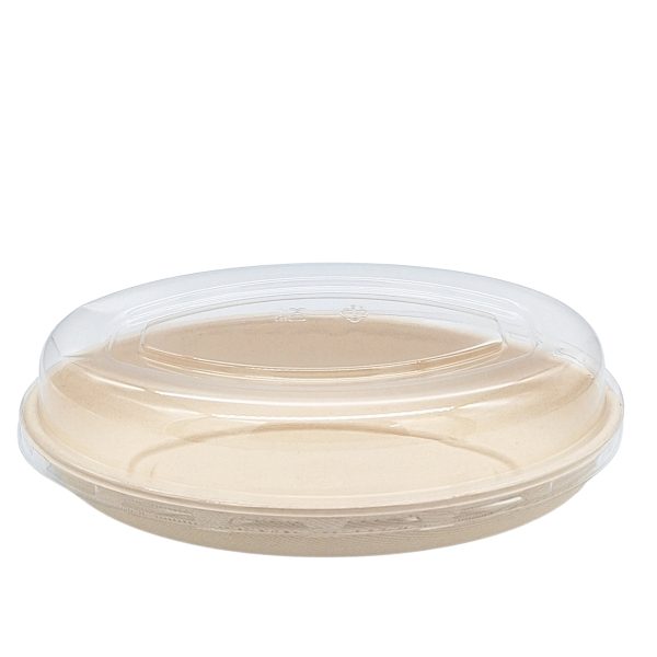 Σκεύος Ζαχαροκάλαμου Οβάλ 24oz S10 Με Pet Καπάκι 50τμχ